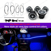 Kit Lumière d'Ambiance Mercedes Classe A CLA GLA - installé sur véhicule 2 - Becquet Voiture