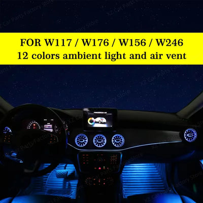 Kit Lumière d'Ambiance Mercedes Classe A CLA GLA - vue arrière - Becquet Voiture