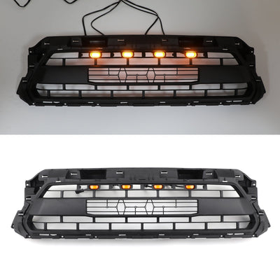 Kit Lumières LED Ambre Calandre Toyota Tacoma 2012-2015 - détail du montage - Becquet Voiture