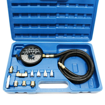 Kit Mesure Pression Huile Manomètre 11 Accessoires - vue arrière - Becquet Voiture