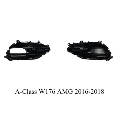 Kit Pare-Chocs Avant Mercedes Classe A W176 A45 2016-2018 - vue de dessus - Becquet Voiture