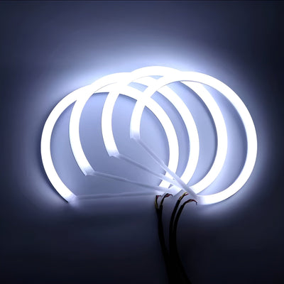 Kit Phares Angel Eyes Anneaux LED BMW Série 3 M3 - vue de trois-quarts - Becquet Voiture