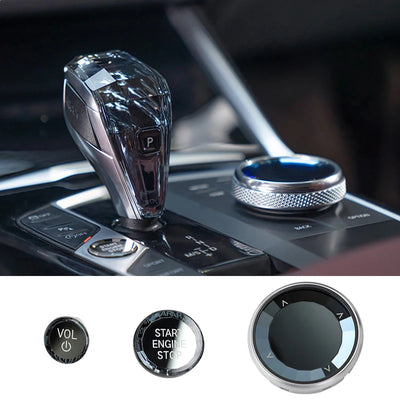 Kit Pommeau Cristal 4 Pièces BMW G20 G21 X3 X5 X6 X7 - vue de profil - Becquet Voiture