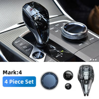Kit Pommeau Cristal 4 Pièces BMW X3 X5 X6 Série 3 4 7 - vue de face 3 - Becquet Voiture