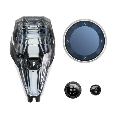 Kit Pommeau Cristal 4 Pièces BMW X3 X5 X6 Série 3 4 7 - vue de profil - Becquet Voiture