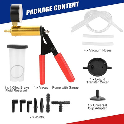Kit Purge Freins Manuel Pompe Dépression - vue arrière - Becquet Voiture
