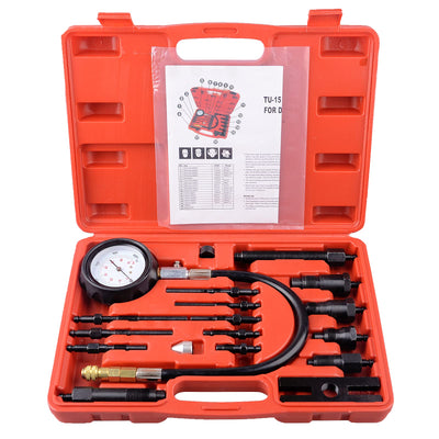 Kit Test Compression Moteur Essence Diesel 300 PSI - vue de trois-quarts - Becquet Voiture