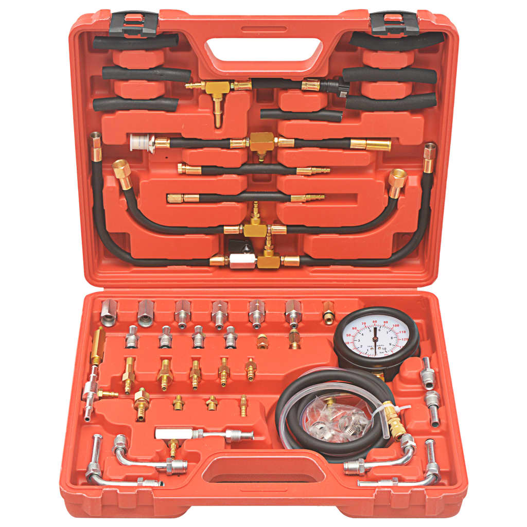 Kit Testeur Pression Injection Carburant 70 Pieces - vue de face - Becquet Voiture