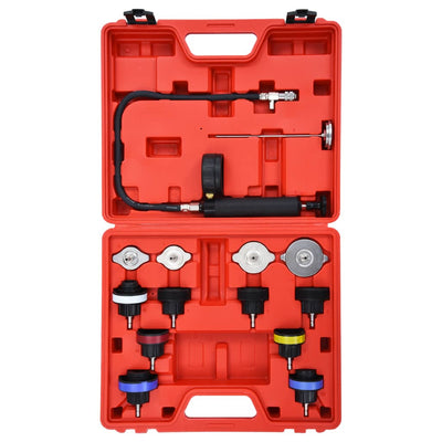 Kit Testeur Pression Radiateur 14 Pièces Universel - vue de profil - Becquet Voiture