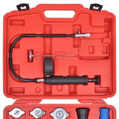 Kit Testeur Pression Radiateur 18 Pieces 0-35 PSI - installé sur véhicule - Becquet Voiture