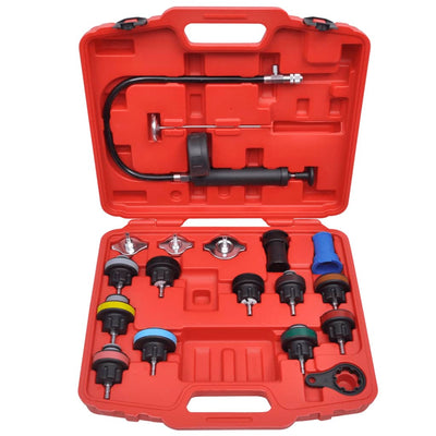 Kit Testeur Pression Radiateur 18 Pieces 0-35 PSI - vue arrière - Becquet Voiture