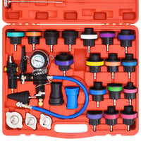 Kit Testeur Pression Radiateur 28 Pieces Mallette - installé sur véhicule - Becquet Voiture