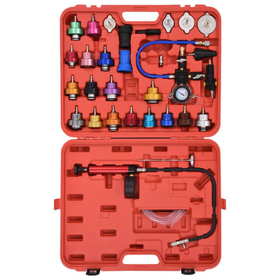 Kit Testeur Pression Refroidissement 28 Pieces - vue arrière - Becquet Voiture