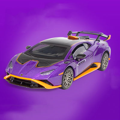 Lamborghini Huracan Miniature STO 1:32 - vue rapprochée - Becquet Voiture