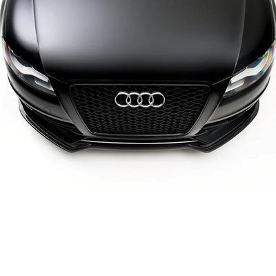 Lame Avant Audi A4 / A5 B8 / B9 Noir Brillant - packshot studio - Becquet Voiture