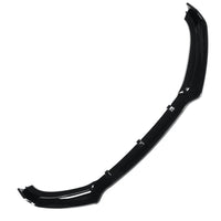 Frontlippe Audi A4 / A5 B8 / B9 Schwarz glänzend - Vorderansicht - Becquet Voiture