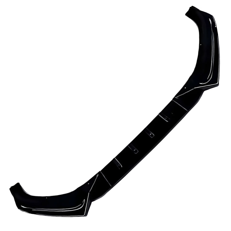 Frontlippe Audi A4 / A5 B8 / B9 Schwarz glänzend - Dreiviertelansicht - Becquet Voiture