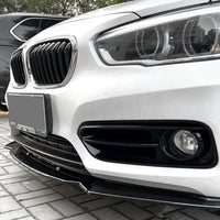 Lame Avant BMW Série 1 F20 Noir - vue arrière - Becquet Voiture