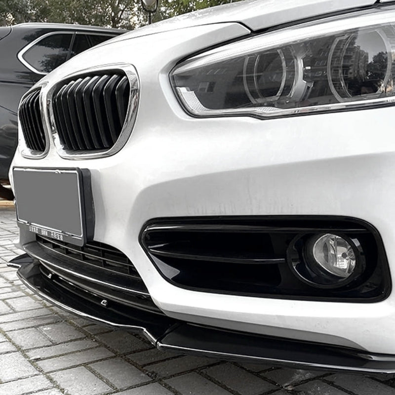 Lame Avant BMW Série 1 F20 Noir - vue arrière - Becquet Voiture