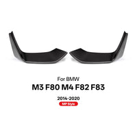 Lame Avant Carbone BMW M3 F80 M4 F82 F83 2014-2020 - détail du montage - Becquet Voiture