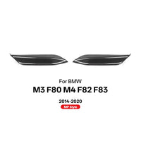 Lame Avant Carbone BMW M4 F82 M3 F80 2014-2020 - détail du montage - Becquet Voiture