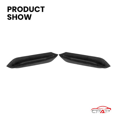 Lame Avant Carbone BMW M4 F82 M3 F80 2014-2020 - installé sur véhicule - Becquet Voiture
