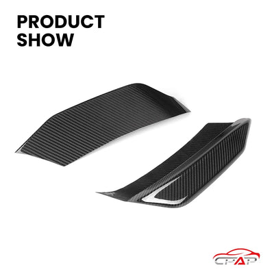 Lame Avant Carbone BMW M4 F82 M3 F80 2014-2020 - packshot studio - Becquet Voiture