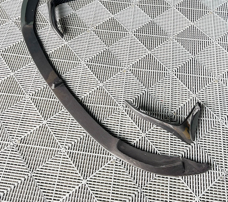 Lame Avant et Volets Fibre Carbone BMW F80 F82 - installé sur véhicule - Becquet Voiture