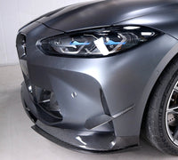Lame Avant Fibre Carbone Style 3D BMW G80 G82 - vue de trois-quarts - Becquet Voiture