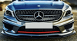 Lame avant Mercedes CLA C117 noir brillant
