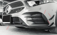 Lame avant Mercedes Classe A W177 A45s AMG - détail du montage - Becquet Voiture