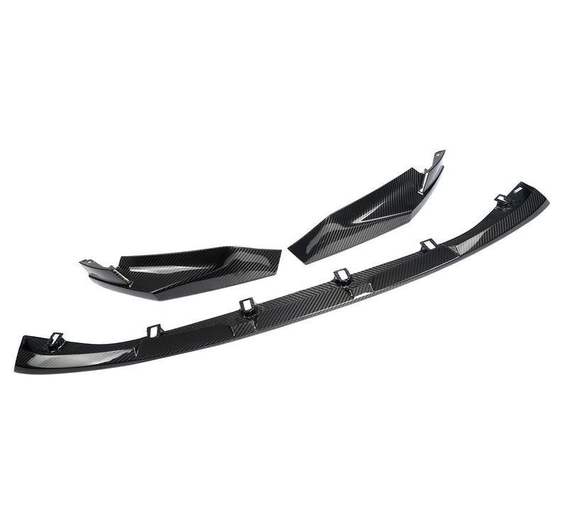Lame Avant MP Fibre Carbone BMW G80 G81 G82 G83 - vue de face - Becquet Voiture