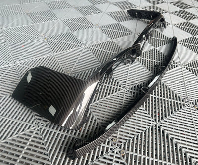 Lame Avant MP Fibre De Carbone Pour BMW G87 M2 - installé sur véhicule - Becquet Voiture