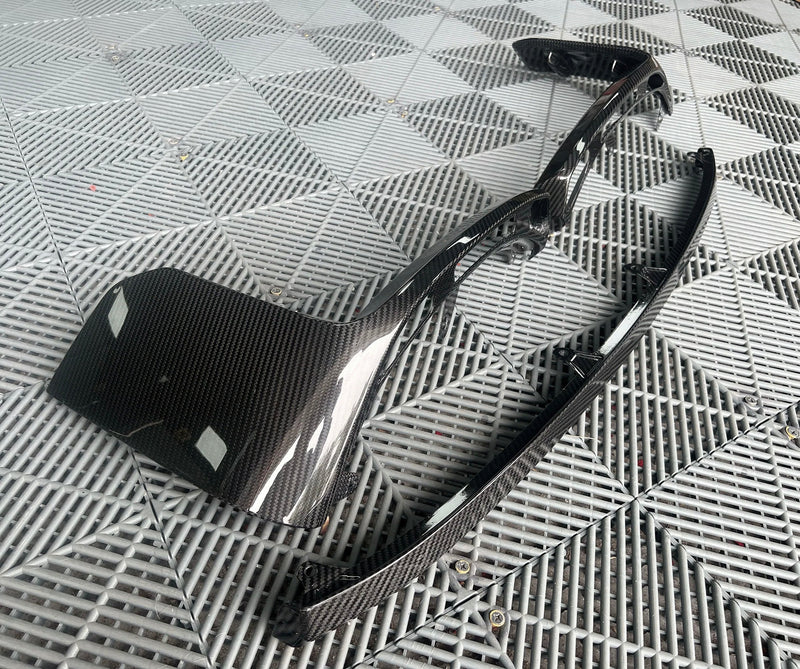 Lame Avant MP Fibre De Carbone Pour BMW G87 M2 - installé sur véhicule - Becquet Voiture