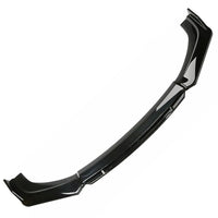 Lame Avant Pare-Choc VW Polo 6R 6C 2011-2020 Noir Carbone - vue de face - Becquet Voiture