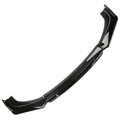 Lame Avant Pare-Choc VW Polo 6R 6C 2011-2020 Noir Carbone - vue de face - Becquet Voiture