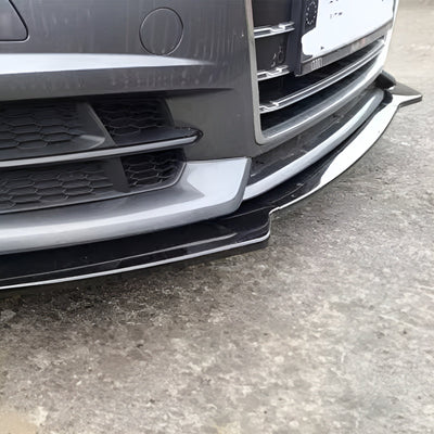 Lame avant splitter Audi A6 S6 C7 2014-2018 - vue de profil - Becquet Voiture