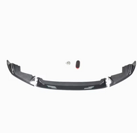 Lame avant splitter BMW M2 F87 2015-2021 noir brillant - vue rapprochée - Becquet Voiture
