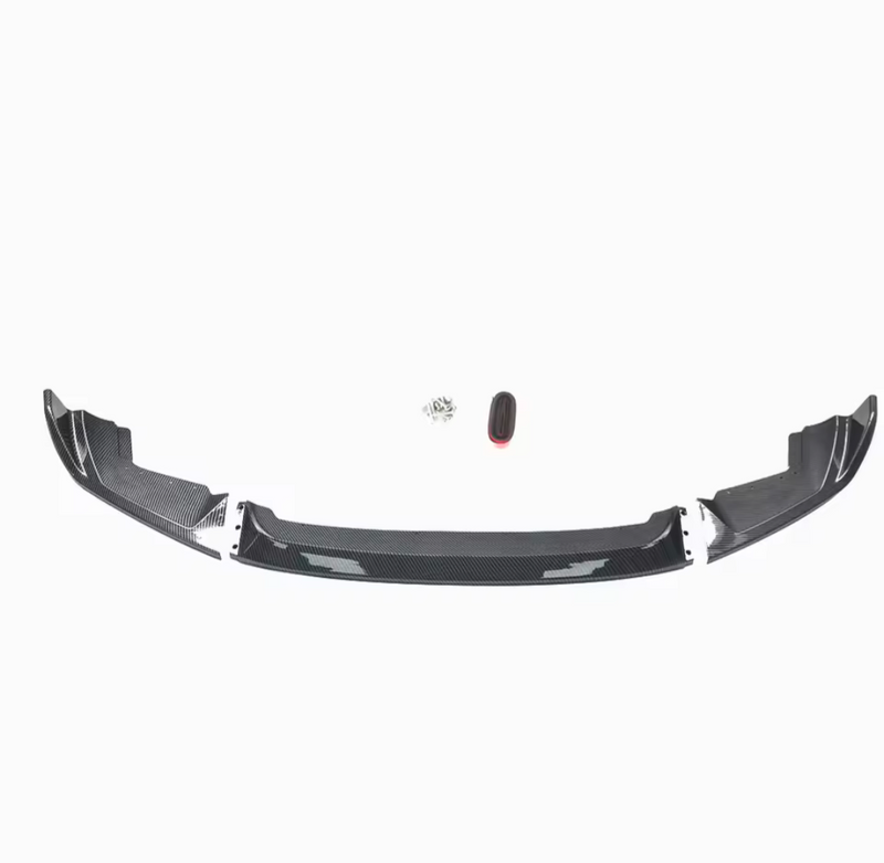 Lame avant splitter BMW M2 F87 2015-2021 noir brillant - vue rapprochée - Becquet Voiture