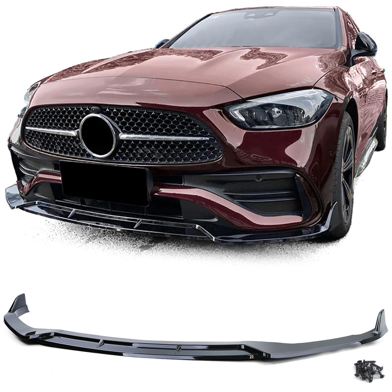 Lame avant splitter Mercedes Classe C W206 2022-2025 - vue de dessus - Becquet Voiture