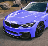 Lame Avant Splitter Pare-Choc BMW M3 F80 M4 F82 2014-2020 - vue de profil - Becquet Voiture