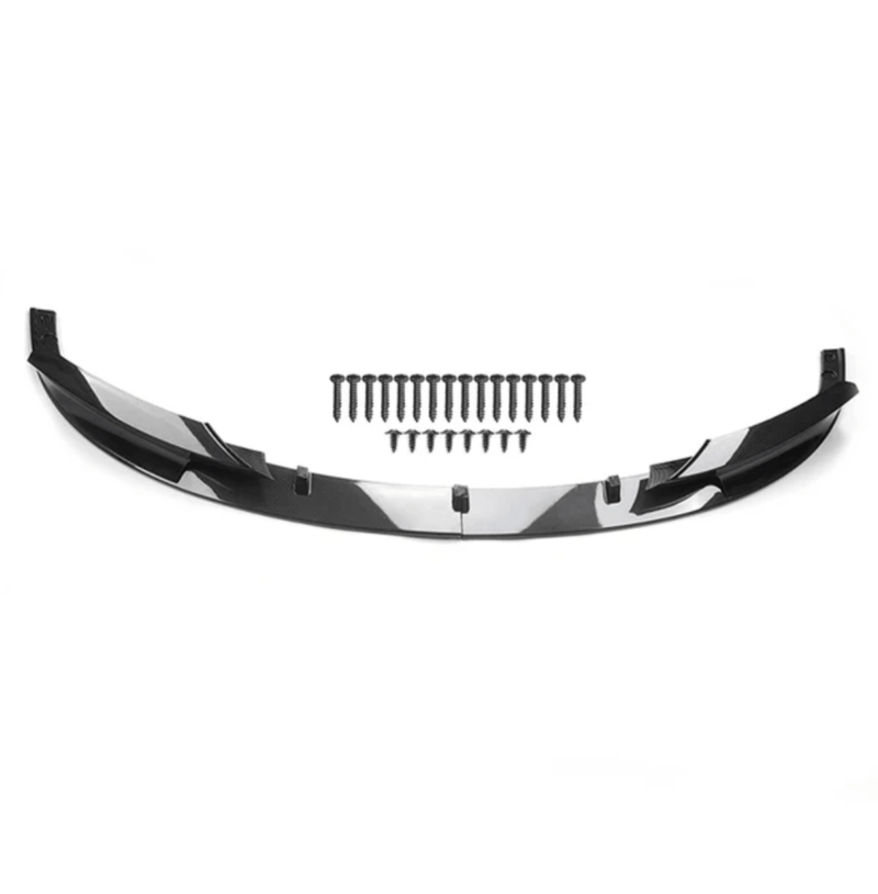 Lame Avant Splitter Pare-Choc BMW Série 3 F30 2011-2019 Noir - détail du montage 2 - Becquet Voiture