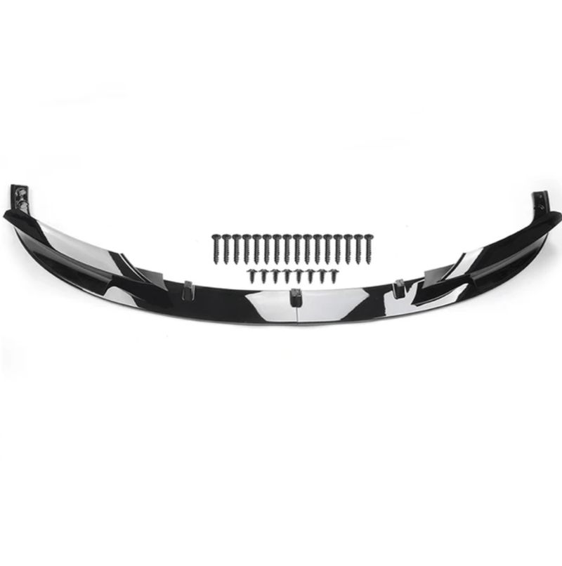 Lame Avant Splitter Pare-Choc BMW Série 3 F30 2011-2019 Noir - installé sur véhicule 2 - Becquet Voiture
