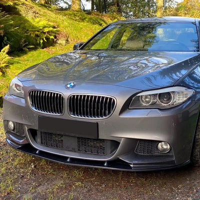 Lame avant splitter pare-choc BMW Série 5 F10 F11 Pack M - en situation - Becquet Voiture