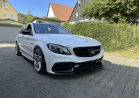Lame Avant Splitter Pare-Choc Mercedes Classe C W205 C63 AMG - vue de dessus - Becquet Voiture