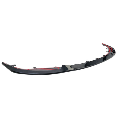 Lame avant splitter pare-chocs BMW M2 G42 2023-2026 noir brillant - vue de trois-quarts - Becquet Voiture