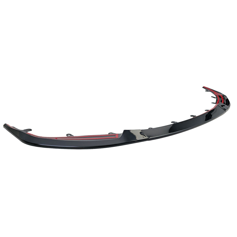 Lame avant splitter pare-chocs BMW M2 G42 2023-2026 noir brillant - vue de trois-quarts - Becquet Voiture