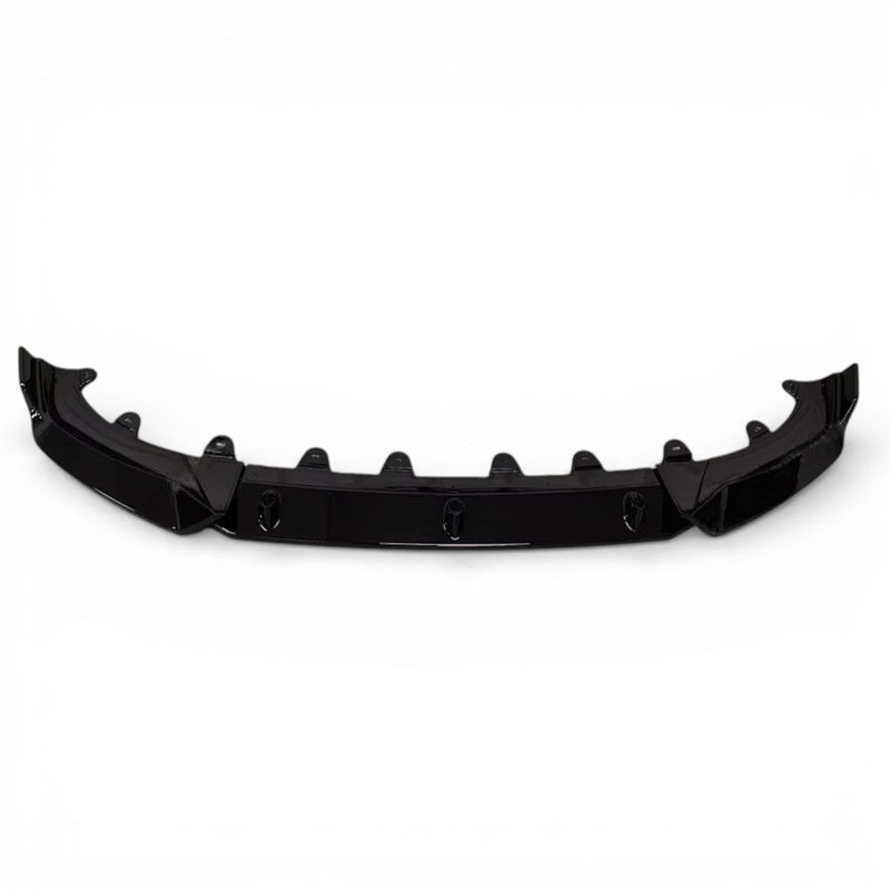 Lame avant splitter pare-chocs BMW X3 G01 Pack M noir brillant 2017-2025 - vue de dessus - Becquet Voiture