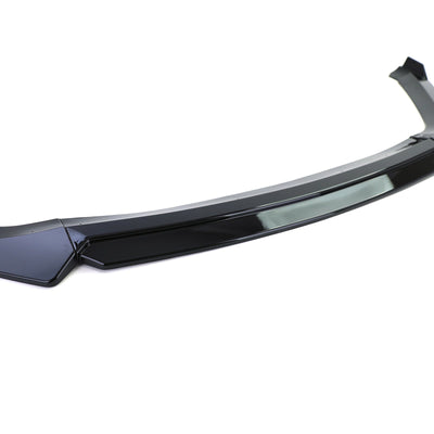 Lame avant splitter Seat Leon 5F Cupra 2012-2020 noir brillant - vue arrière - Becquet Voiture