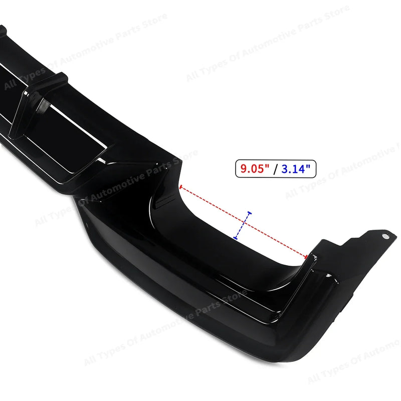 Lame de Diffuseur Arrière BMW Série 6 F06 F12 F13 M Sport 2012-2018 - vue arrière - Becquet Voiture